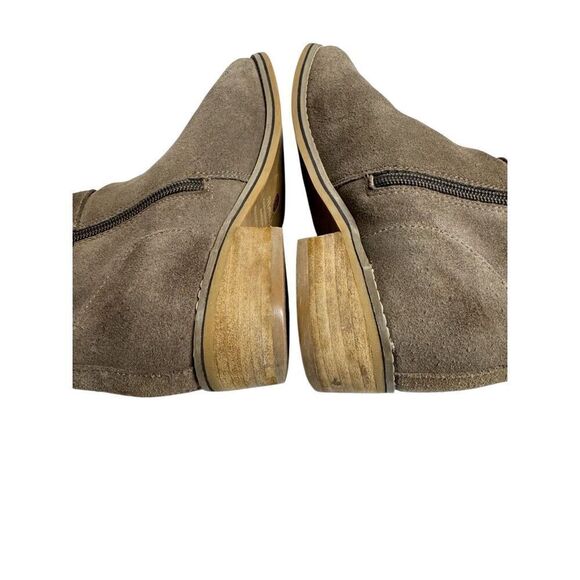 Blondo taupe suede Luca waterproof ankle boots size 7.5 - Picture 9 of 13